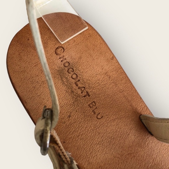 Chocolat Blu Ruched Sandals - Picture 6 of 11